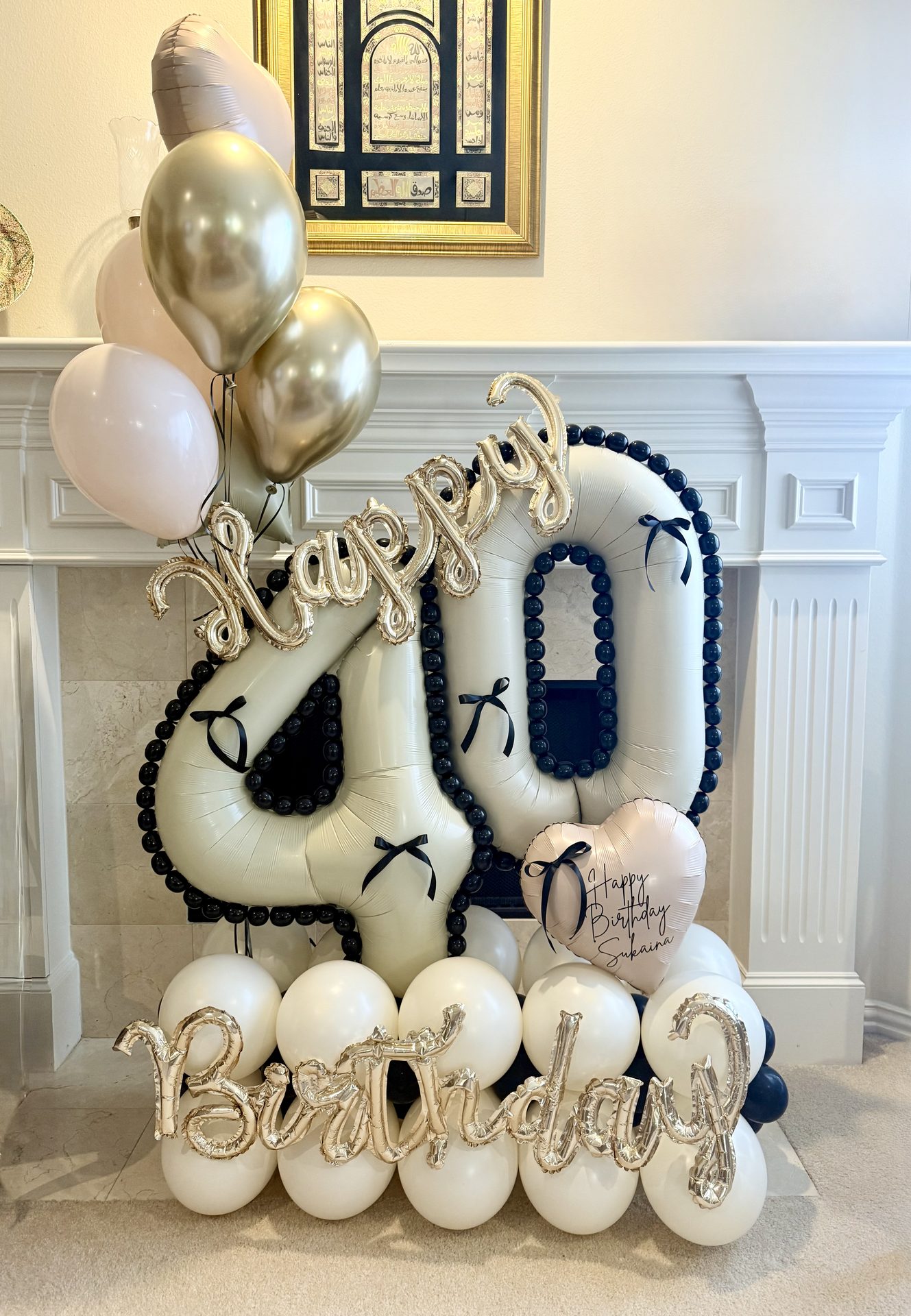 Balloon stack arrangement