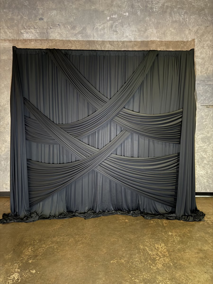 Event backdrop draping