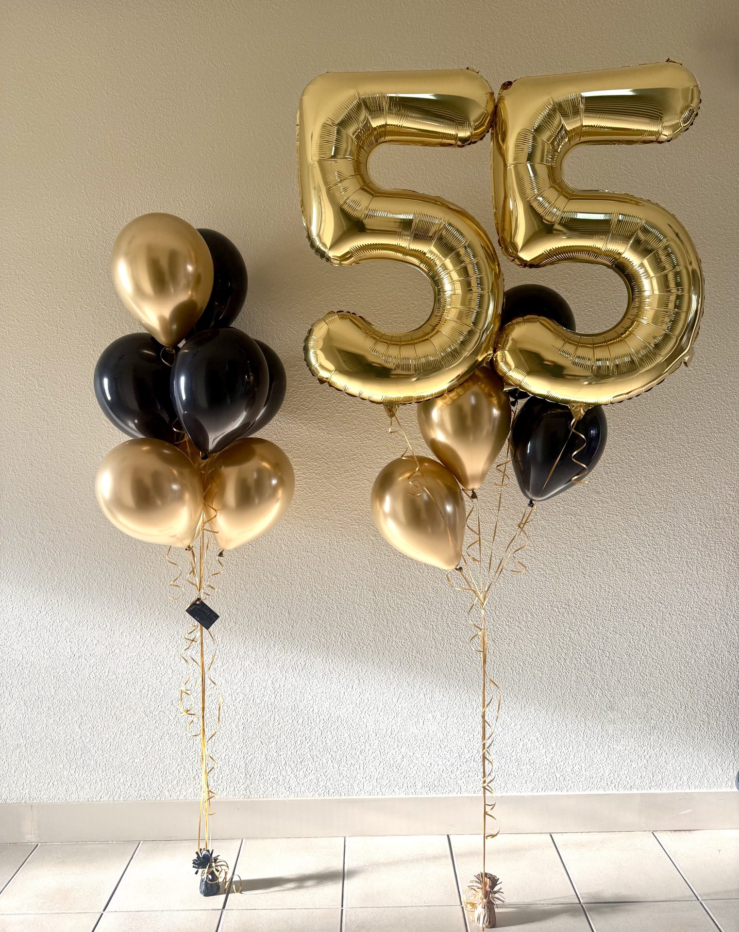 Helium balloon bouquet